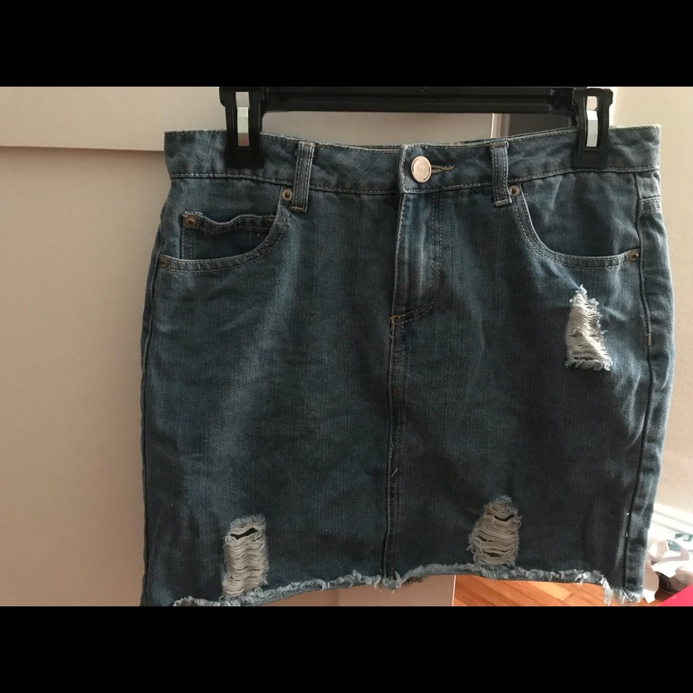 gianni bini jean skirt